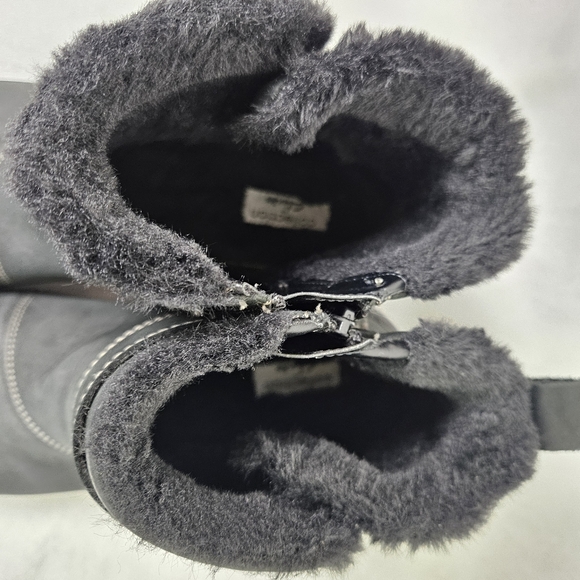 Clarks Suede Leather Roswell Ankle Boot Black Size 11 - Picture 5 of 9